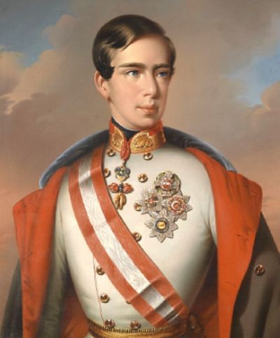 Cesarz Franciszek J&oacute;zef I na portrecie z 1851 r.